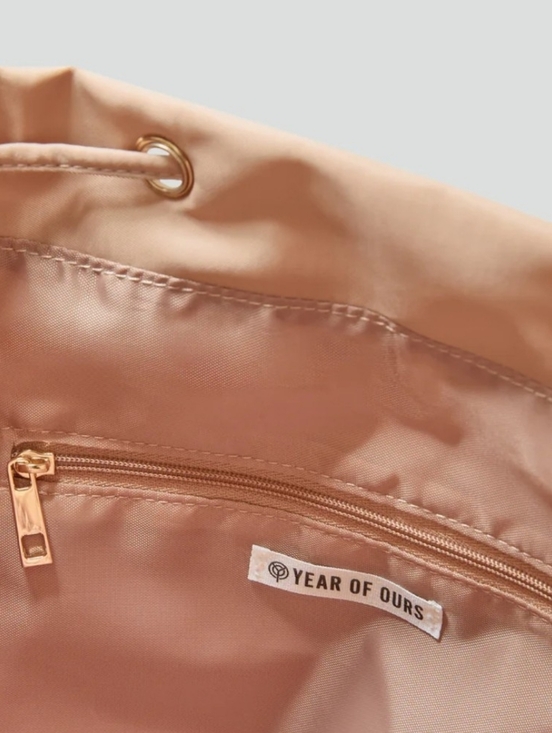 Year Of OURS Tan Backpack — Classic Everyday Bag Unisex - Picture 5 of 5